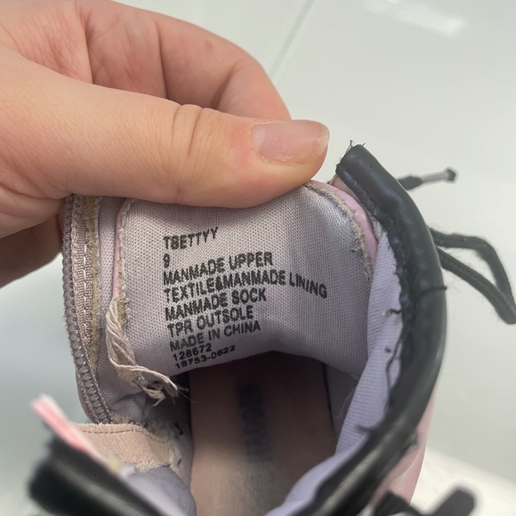 Steve Madden girls marble fashion booties kids pink size 9 thick rubber soul - Picture 5 of 12